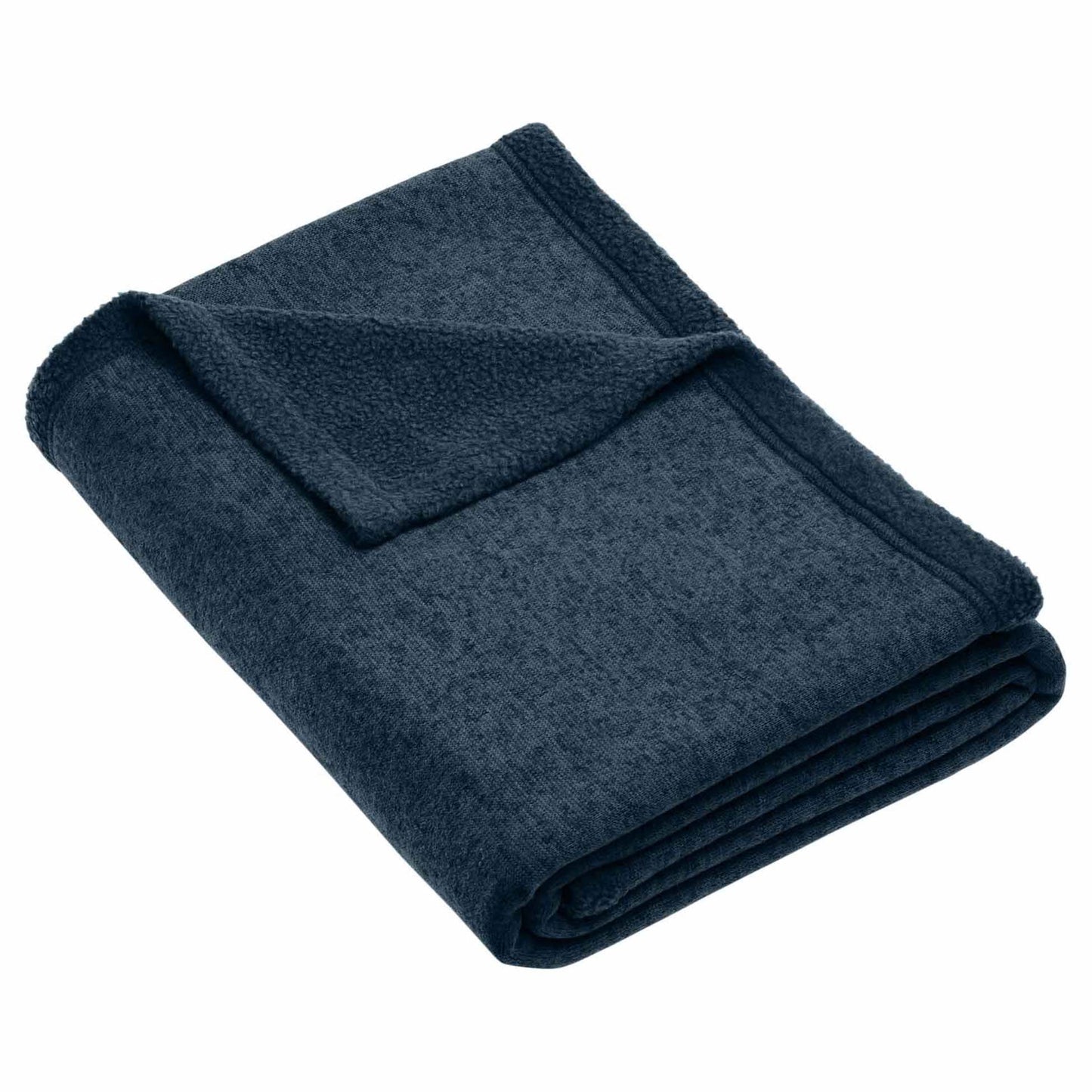 Deep Smoke Heather Blanket - Port Authority - Warm Fleece