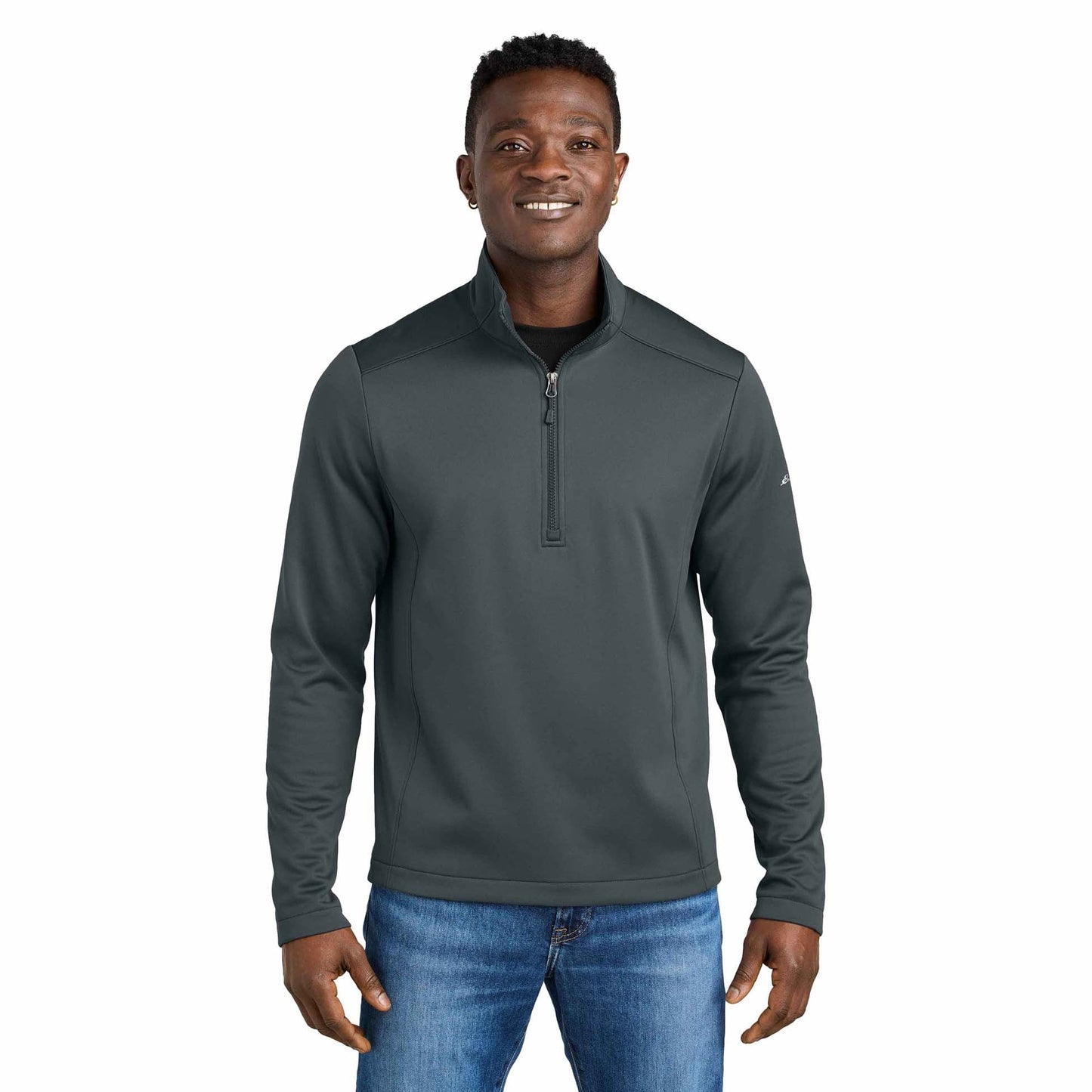 Black Sweatshirts - Eddie Bauer - Smooth Fleece Mid Layer