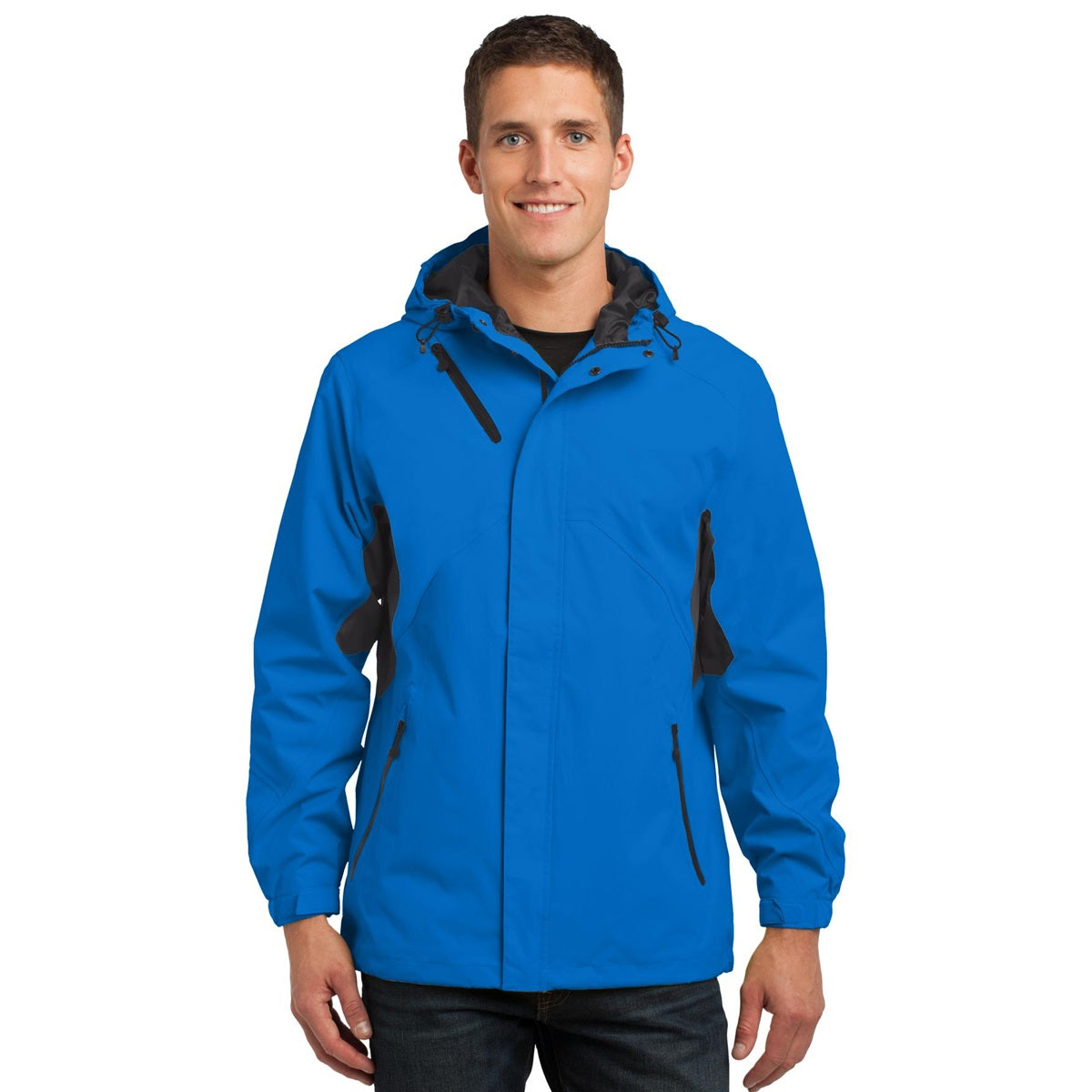 Black Waterproof Jacket - Port Authority - Stylish Look