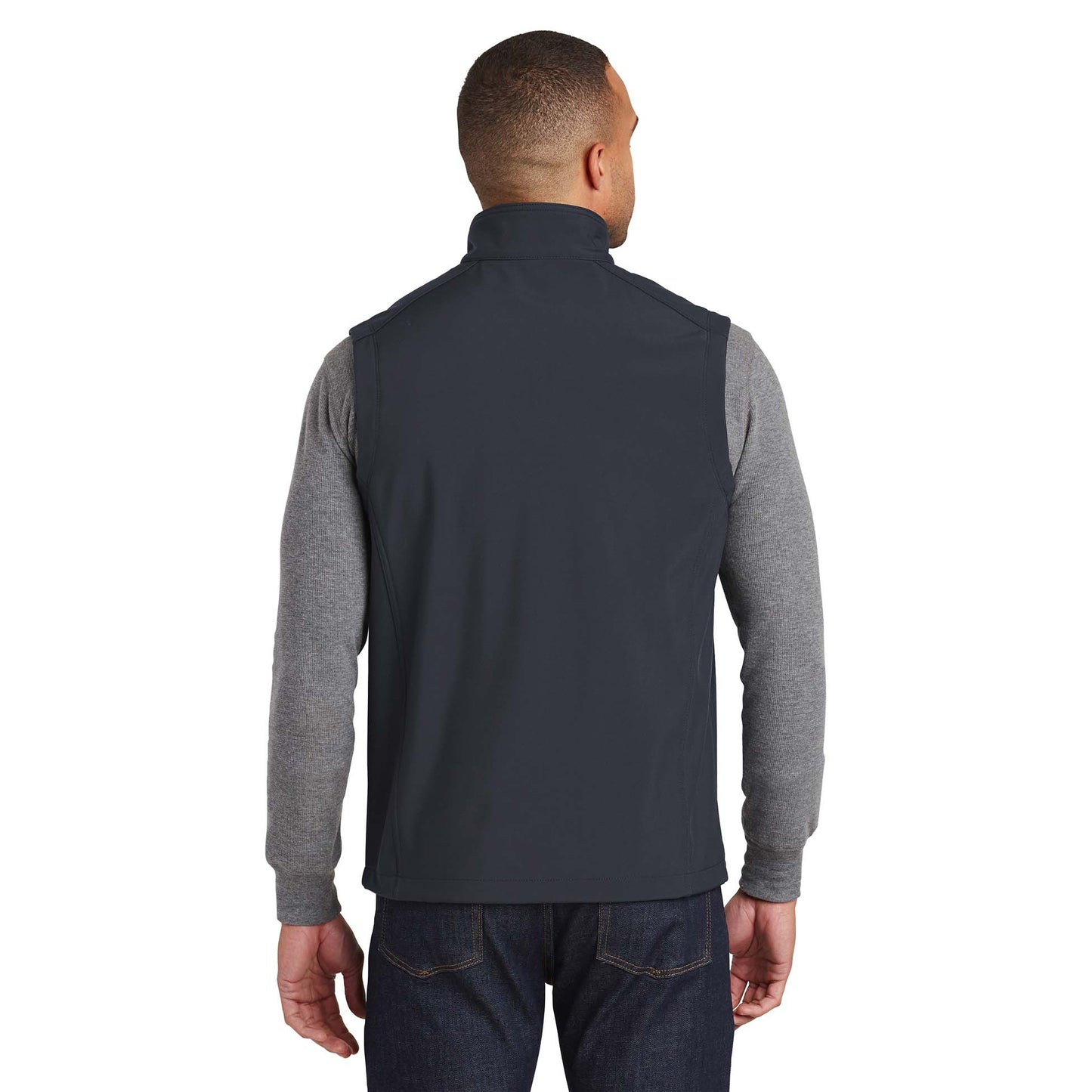 Battleship Grey Vests - Port Authority - Stylish Shell Design
