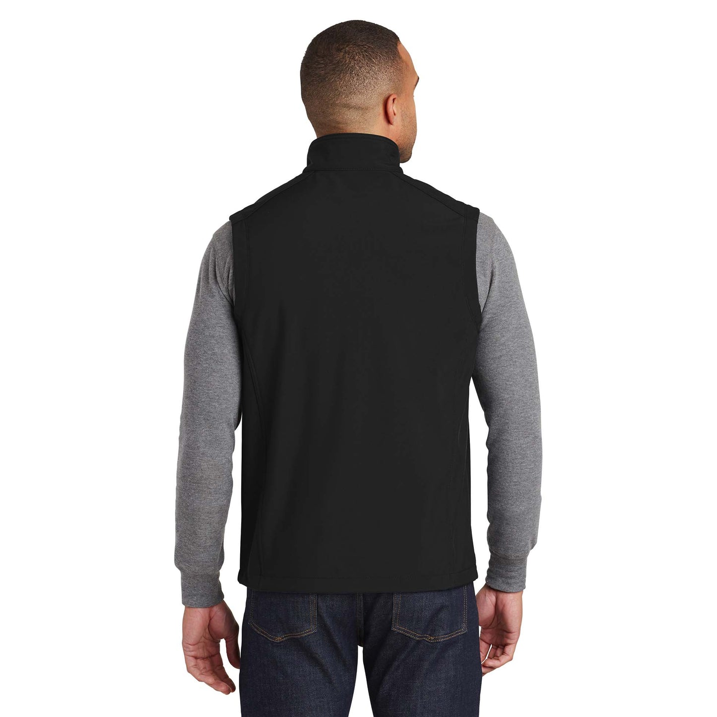 Battleship Grey Vests - Port Authority - Stylish Shell Design