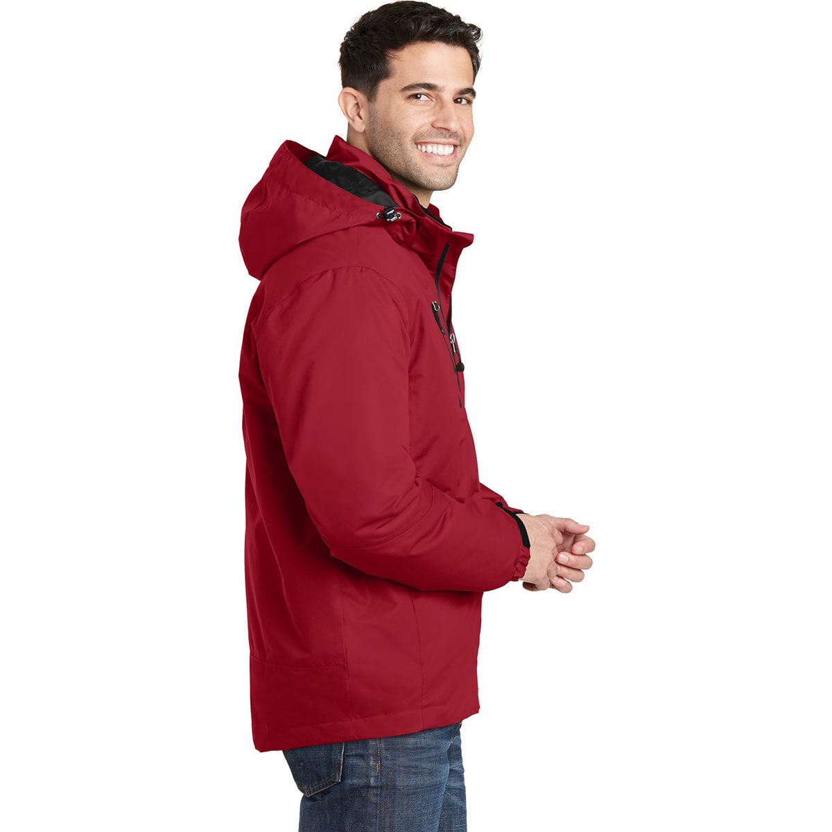 Black Waterproof Jacket - Port Authority - Versatile Outerwear