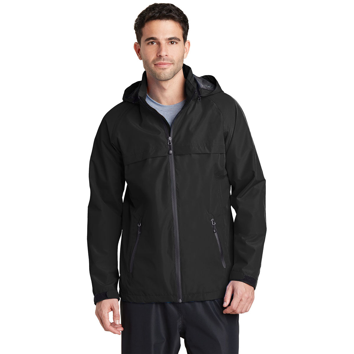 Black Waterproof Jacket - Port Authority - Seam-Sealed Design