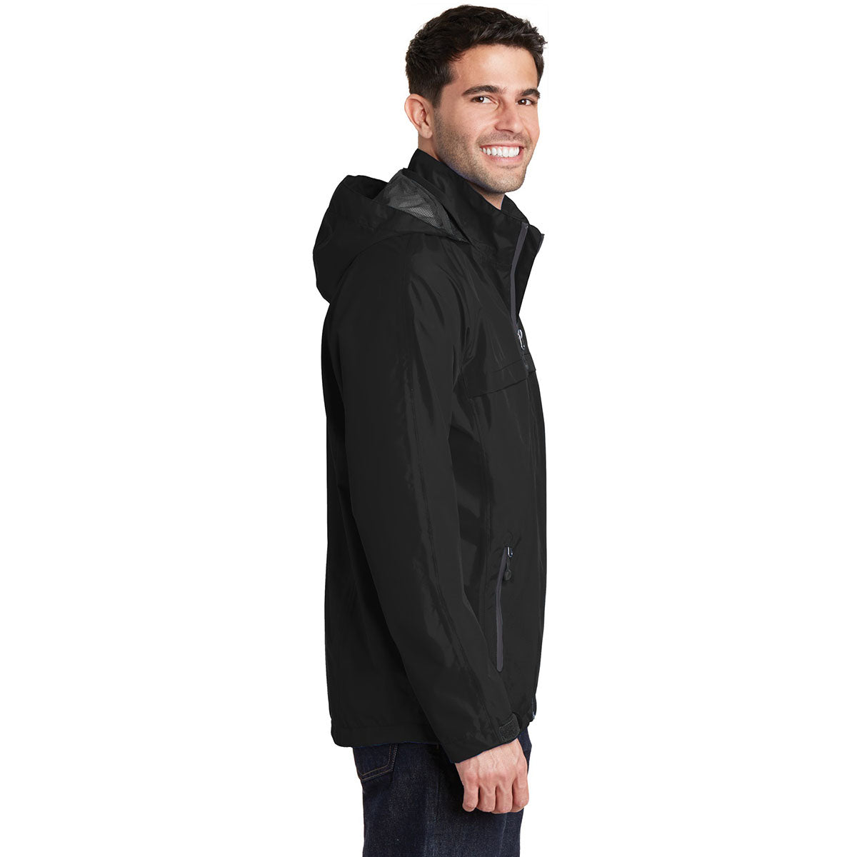 Black Waterproof Jacket - Port Authority - Seam-Sealed Design