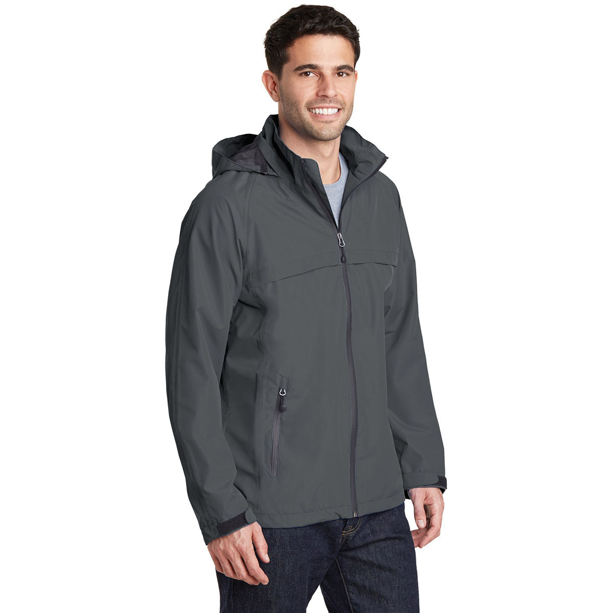Black Waterproof Jacket - Port Authority - Seam-Sealed Design