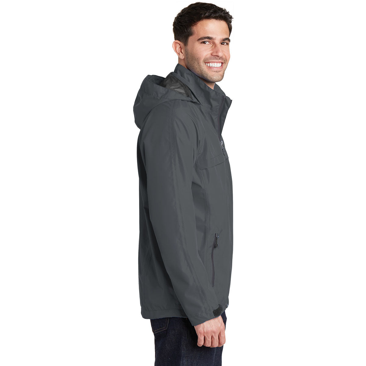 Black Waterproof Jacket - Port Authority - Seam-Sealed Design