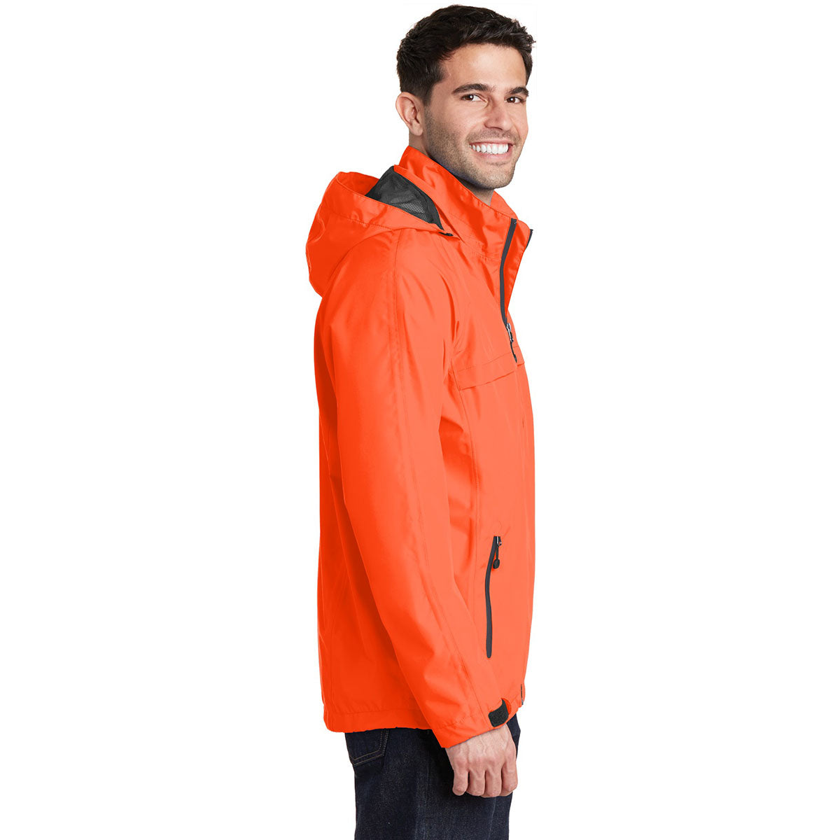 Black Waterproof Jacket - Port Authority - Seam-Sealed Design