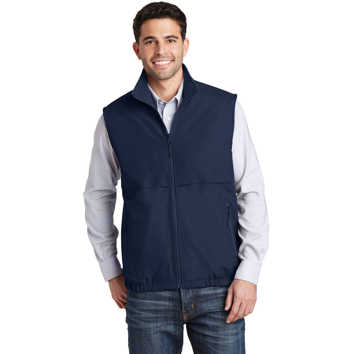 Battleship Grey Vests - Port Authority - Stylish Design