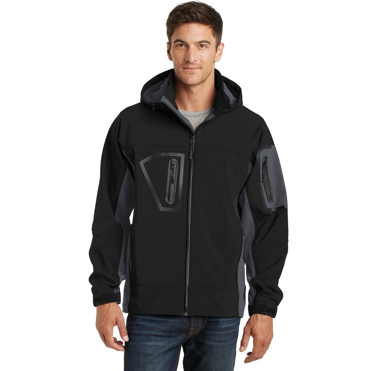 Black/Graphite Jacket - Port Authority - Waterproof Soft Shell