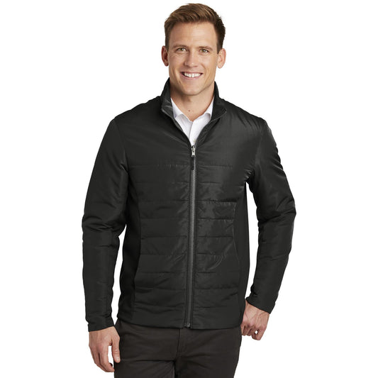 Deep Black Jacket - Port Authority - Stylish Insulation