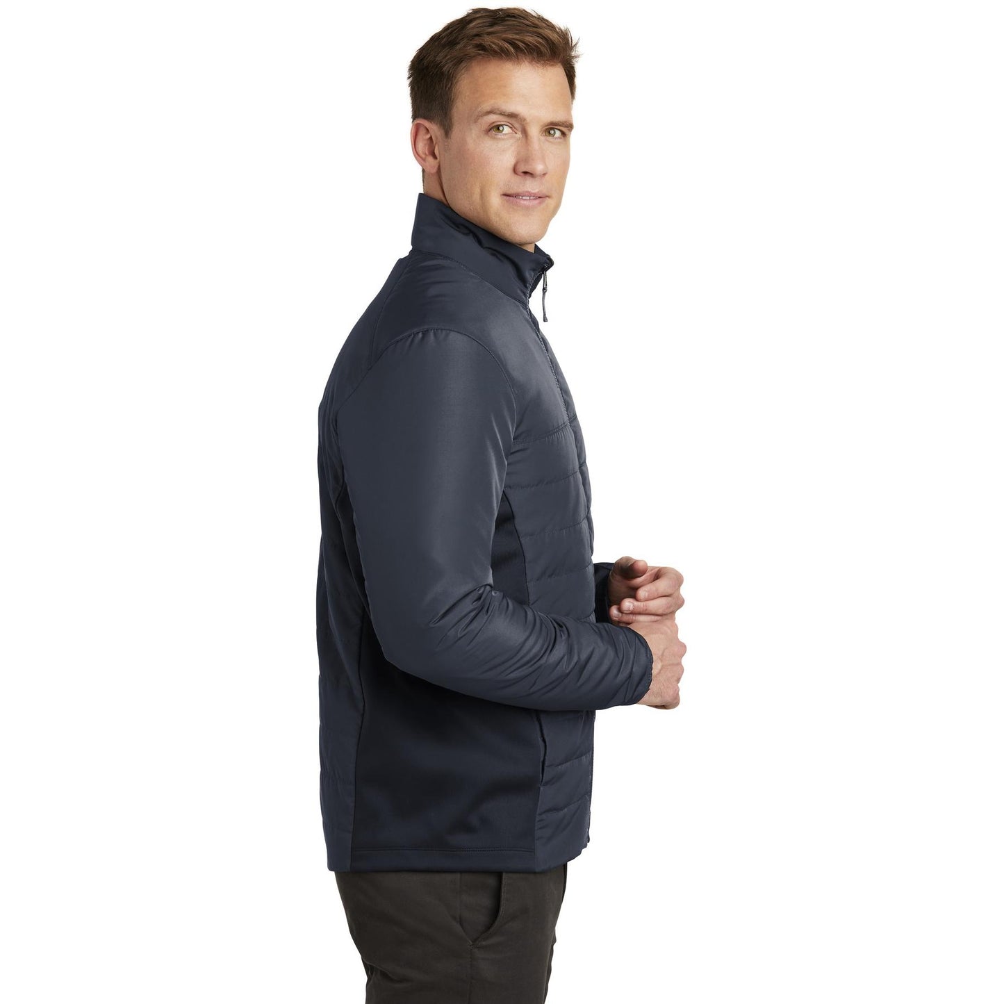 Deep Black Jacket - Port Authority - Stylish Insulation