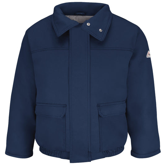 Grey Insulated Jacket - Bulwark FR - Durable Design
