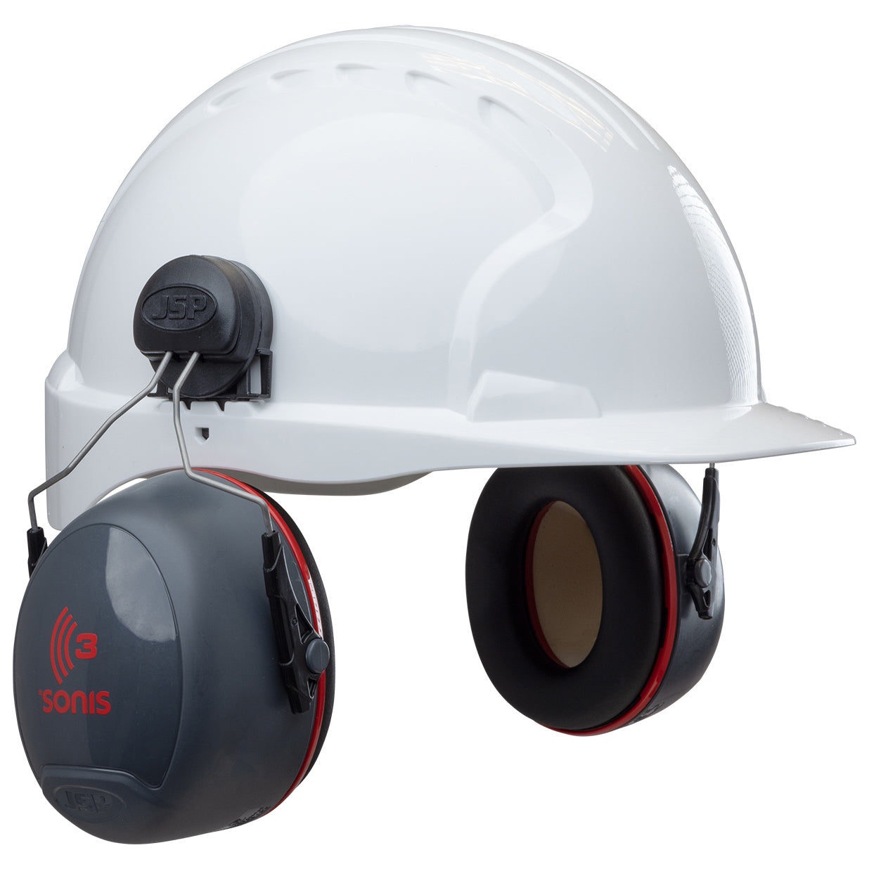 29 NRR Ear Muffs - JSP - Cap Mounted Design