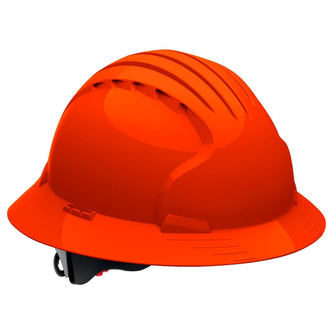 White Hard Hats - JSP - Deluxe Vented Brim Safety