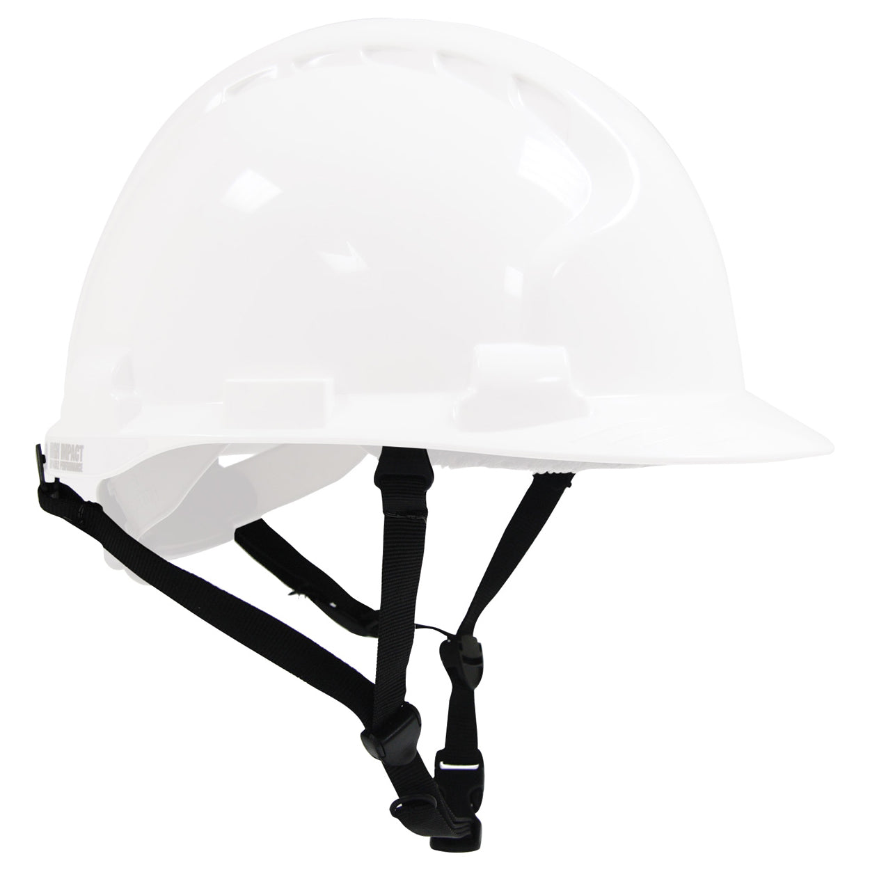 Black Chin Straps - JSP - Durable Nylon Design