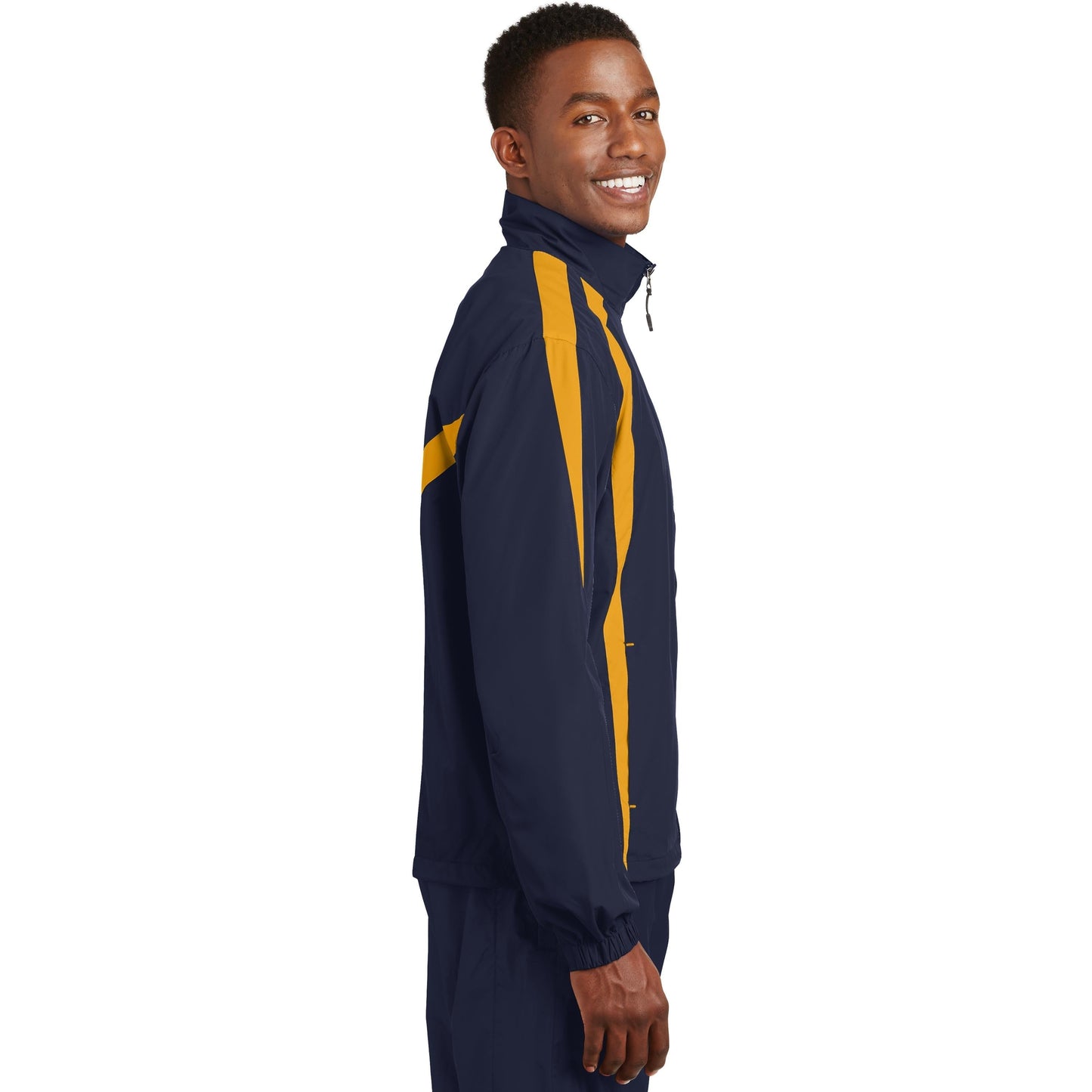 Black/White Jacket - Sport-Tek - Breathable Design - Lightweight