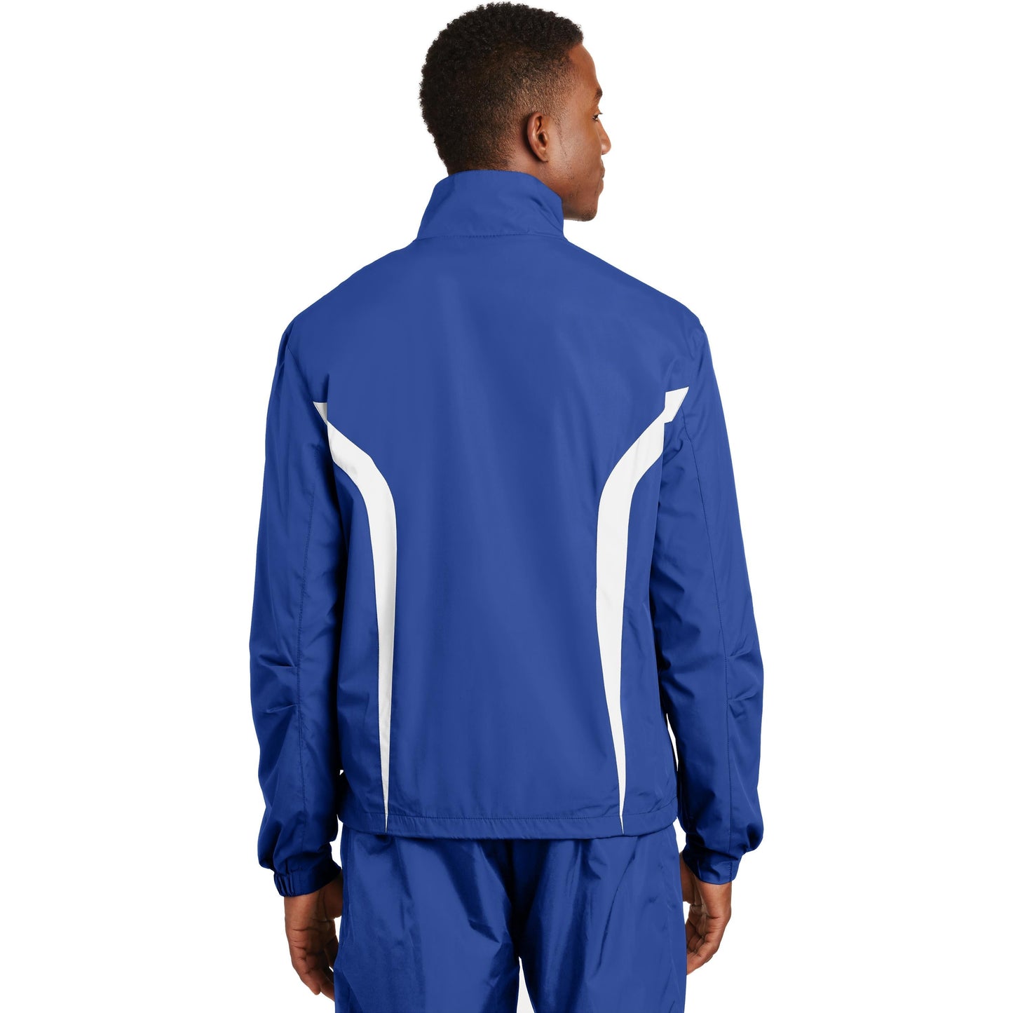 Black/White Jacket - Sport-Tek - Breathable Design - Lightweight