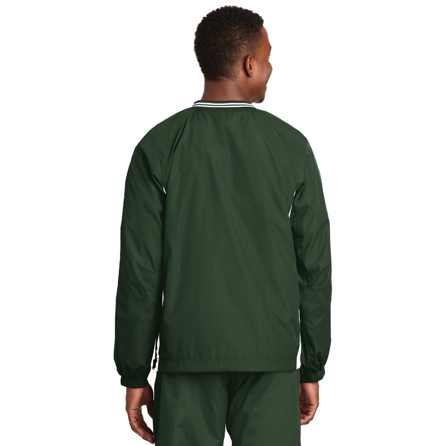 Black/True Red Windbreaker - Sport-Tek - Comfortable Fit
