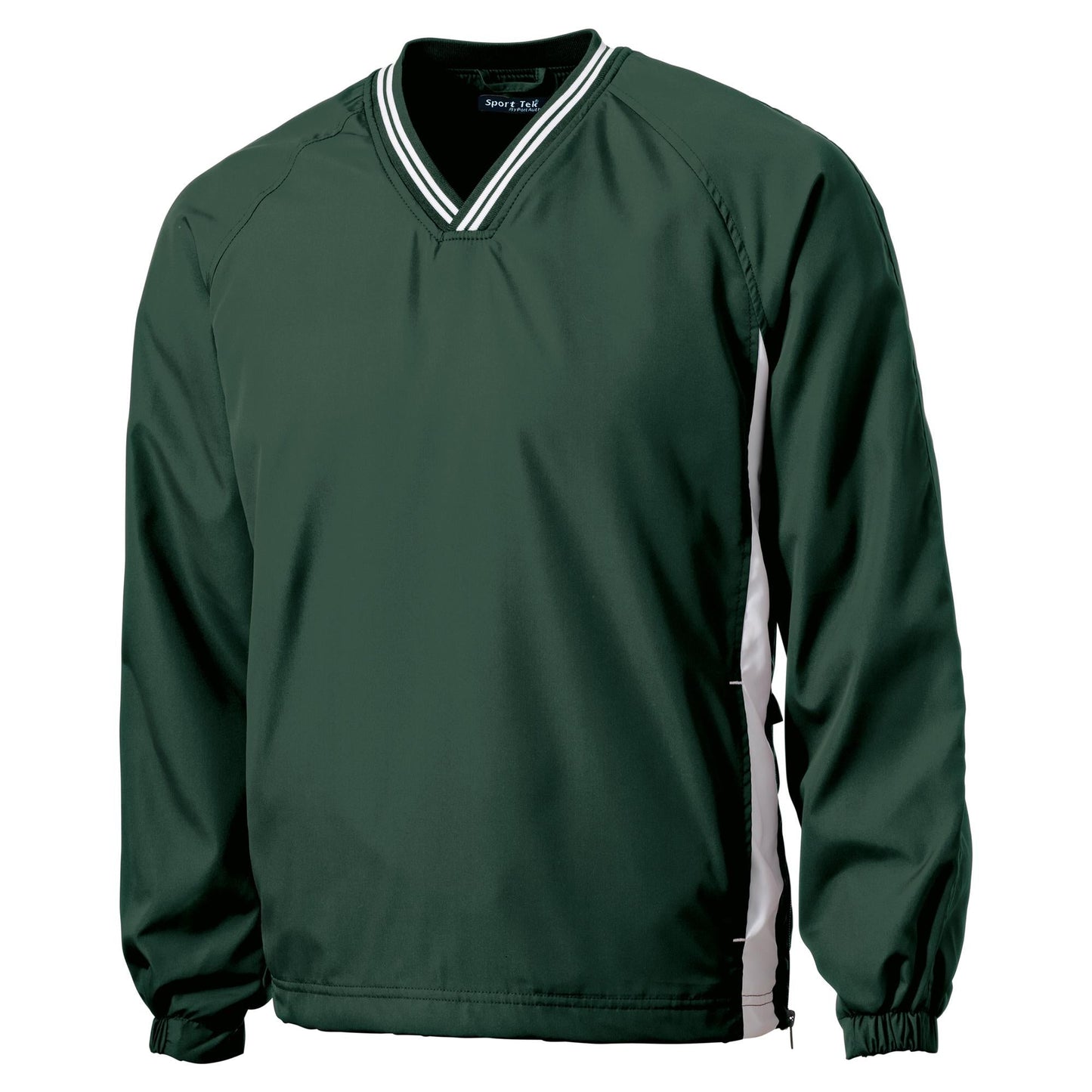 Black/True Red Windbreaker - Sport-Tek - Comfortable Fit