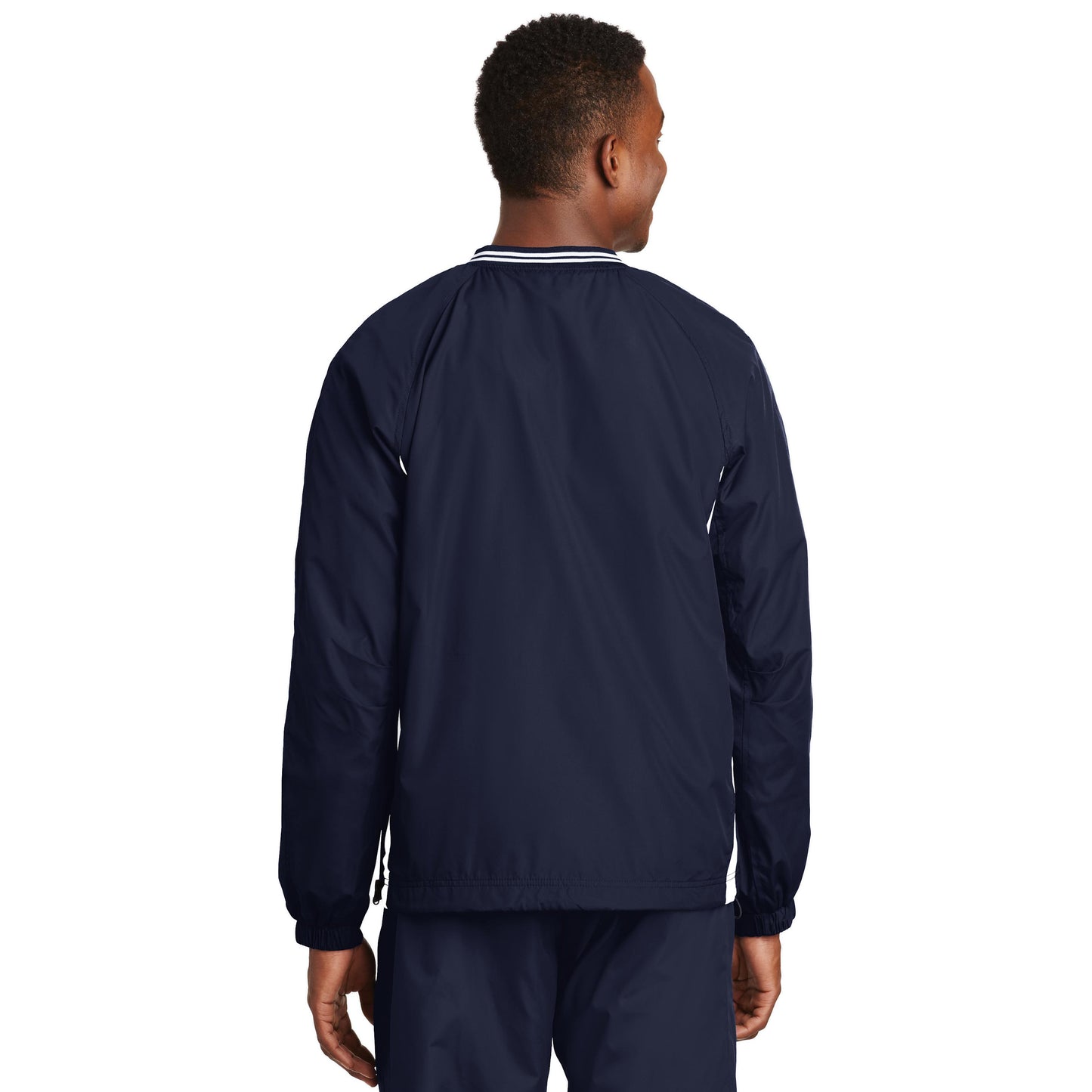 Black/True Red Windbreaker - Sport-Tek - Comfortable Fit