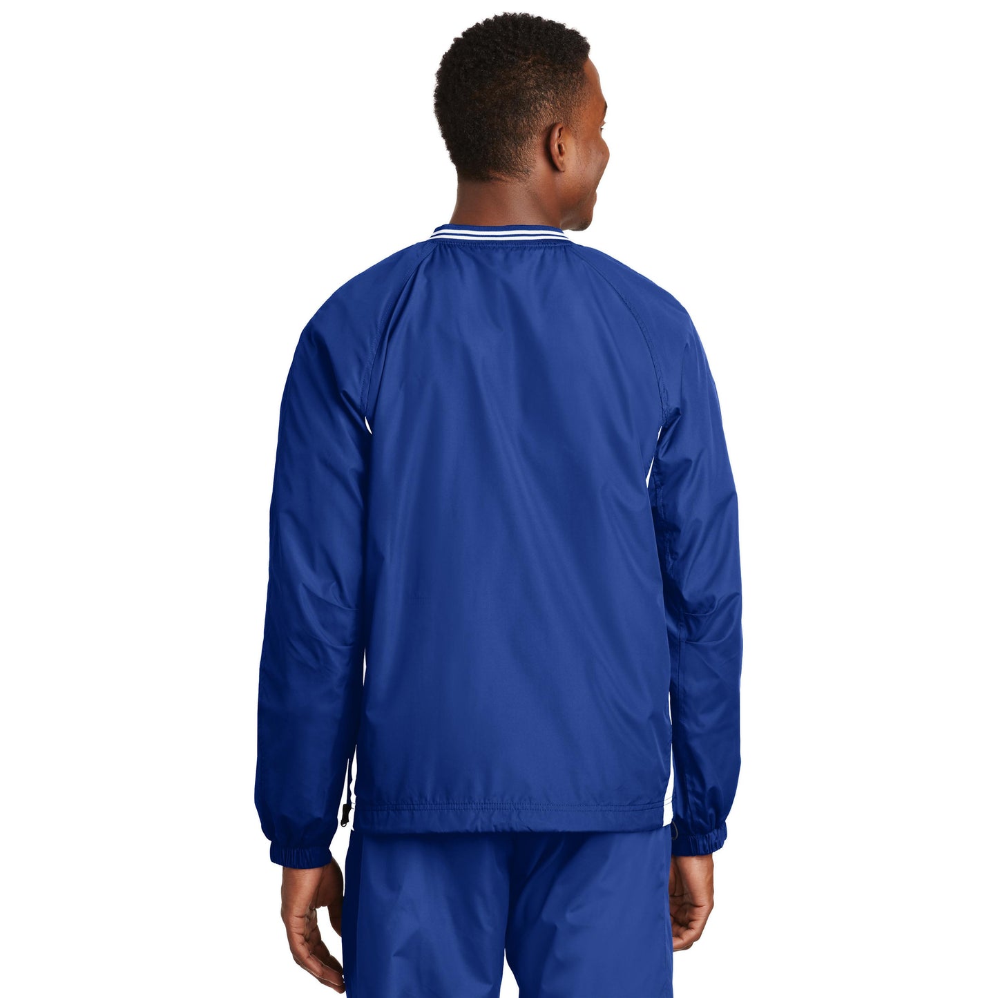 Black/True Red Windbreaker - Sport-Tek - Comfortable Fit