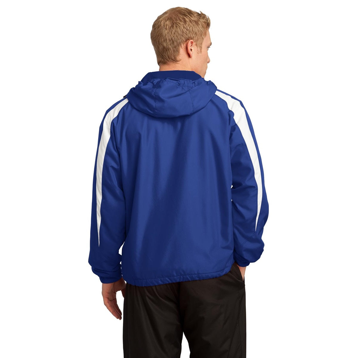 Black/White Jacket - Sport-Tek - Fleece-Lined Design