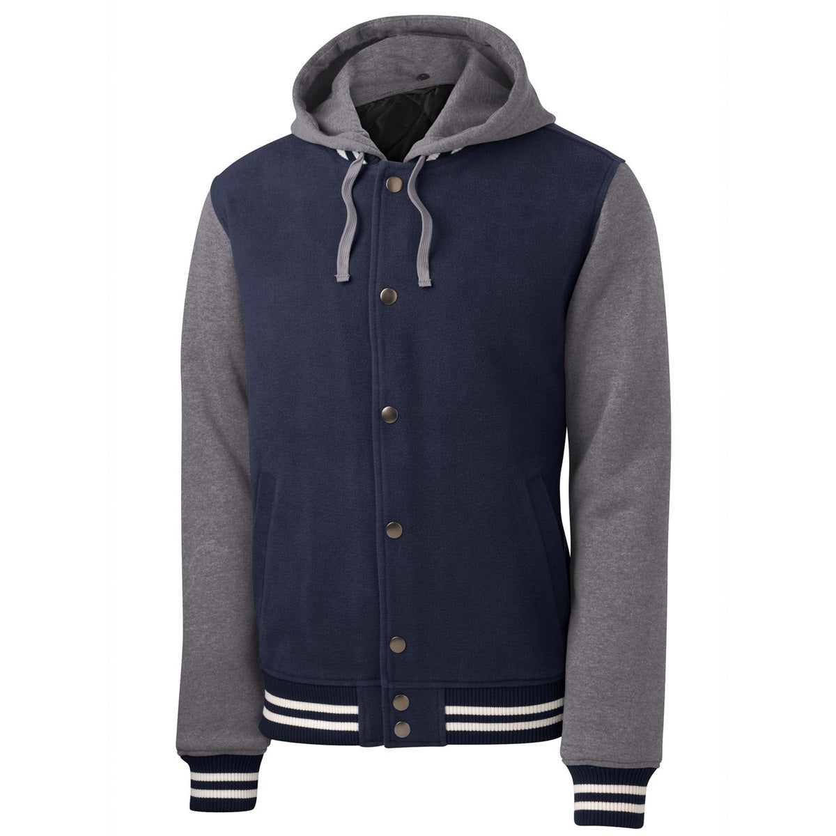 Black Vintage Heather Jacket - Sport-Tek - Cozy Insulated