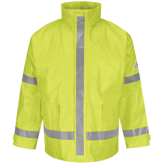 Yellow/Lime Jacket - Bulwark FR - Hi-Visibility Design