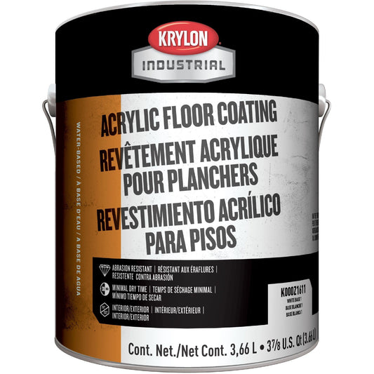 White Base 1 Floor Coatings - Krylon - Tough Acrylic Finish