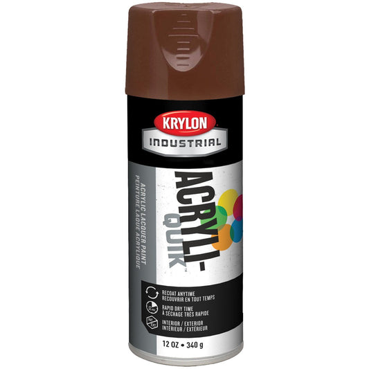 Leather Brown Industrial Aerosols - Krylon - High Gloss Finish