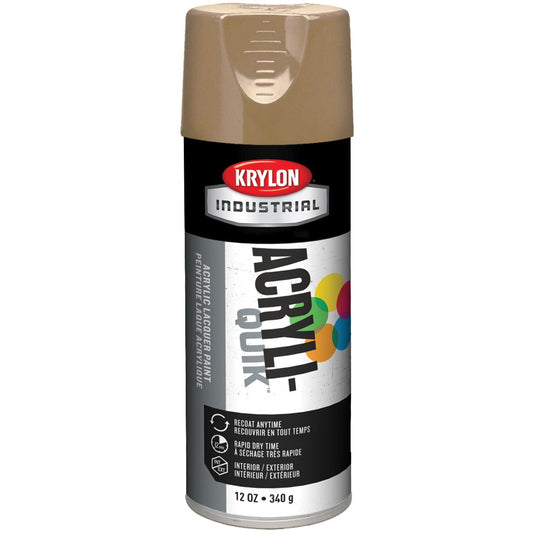Khaki Industrial Aerosols - Krylon - Fast-Drying Lacquer