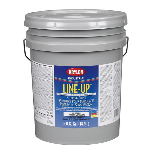 Parking Lot White Marking Paint - Krylon - Water Based