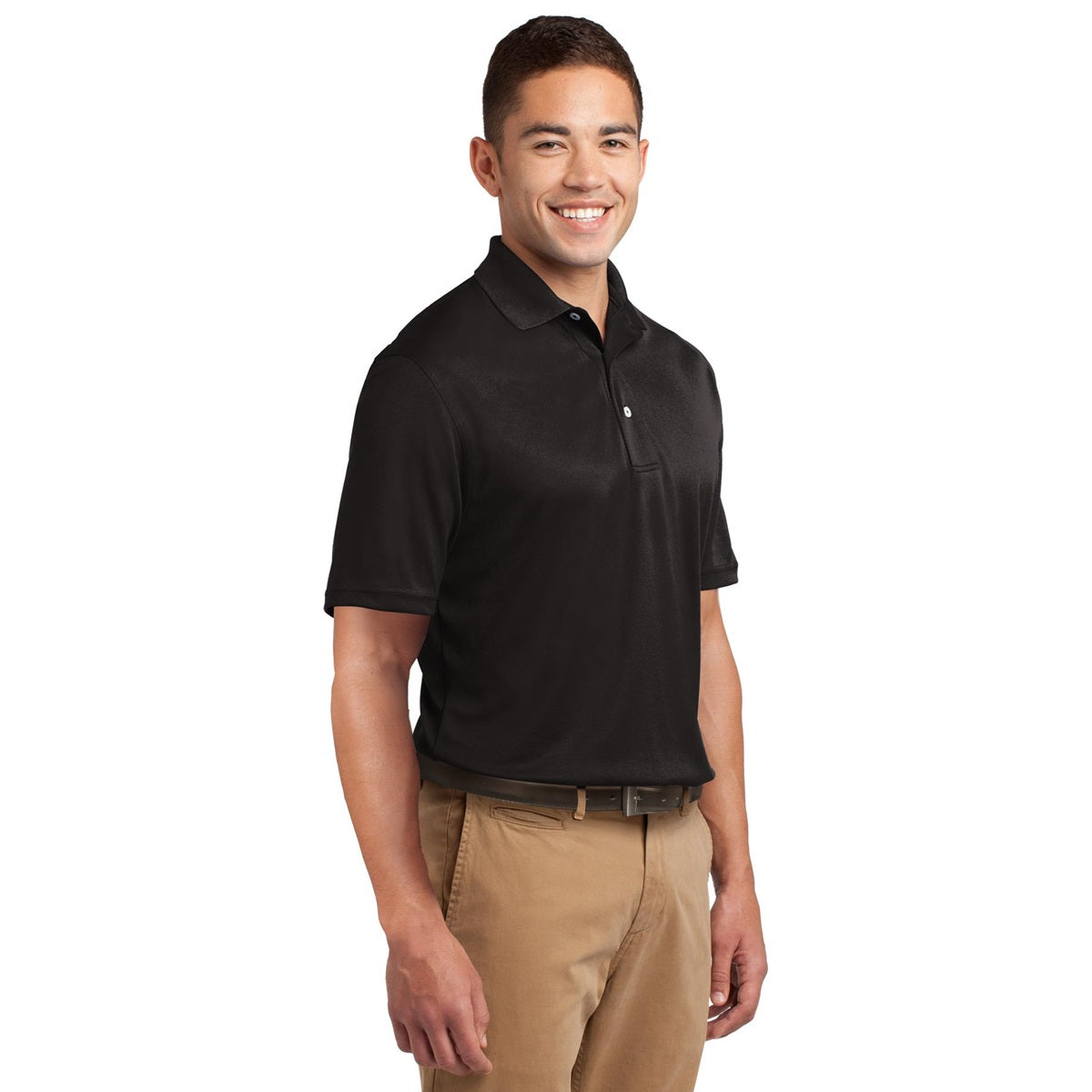 Black Polo Shirt - Sport-Tek - Breathable Fabric