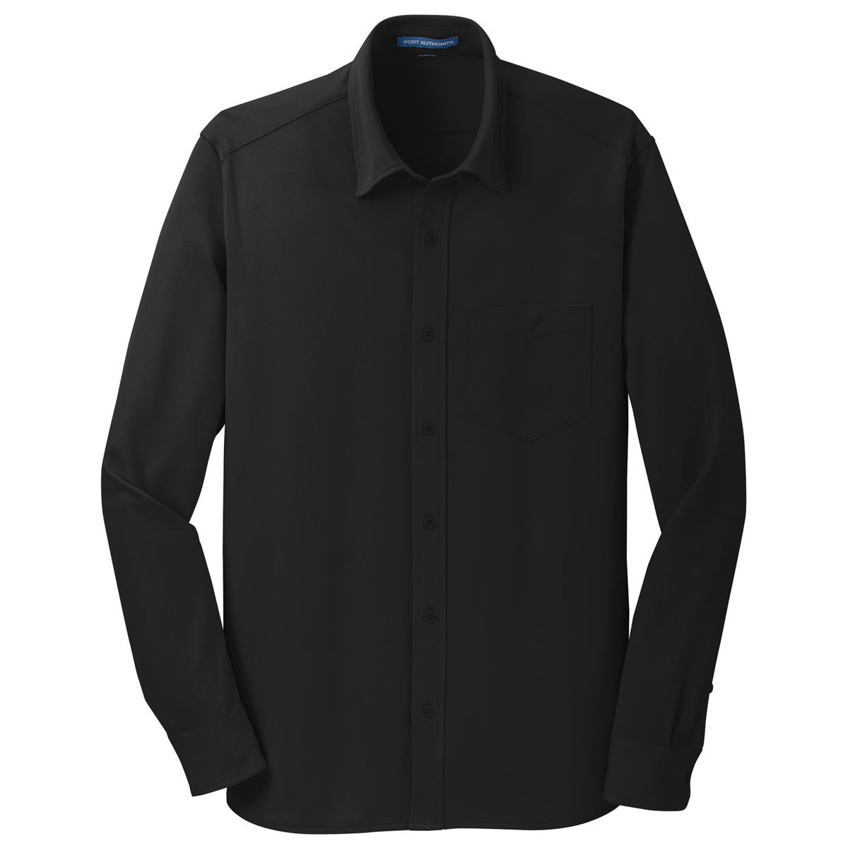 Battleship Grey Button Up Shirt - Port Authority - Soft