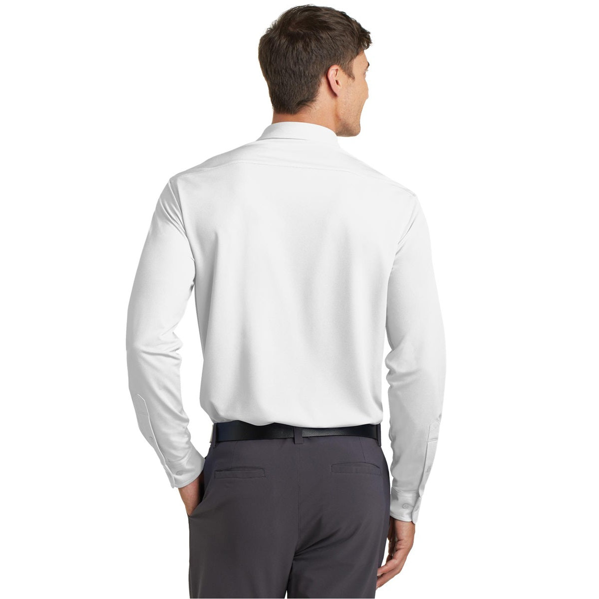 Battleship Grey Button Up Shirt - Port Authority - Soft