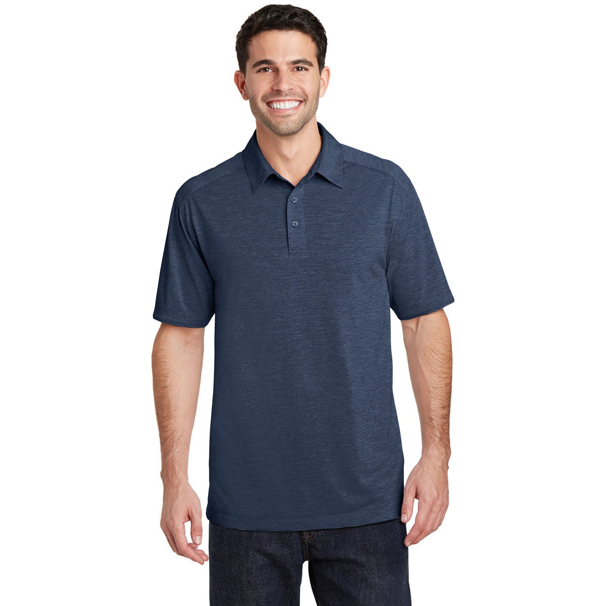 Dark Grey Polo Shirts - Port Authority - Stylish Comfort