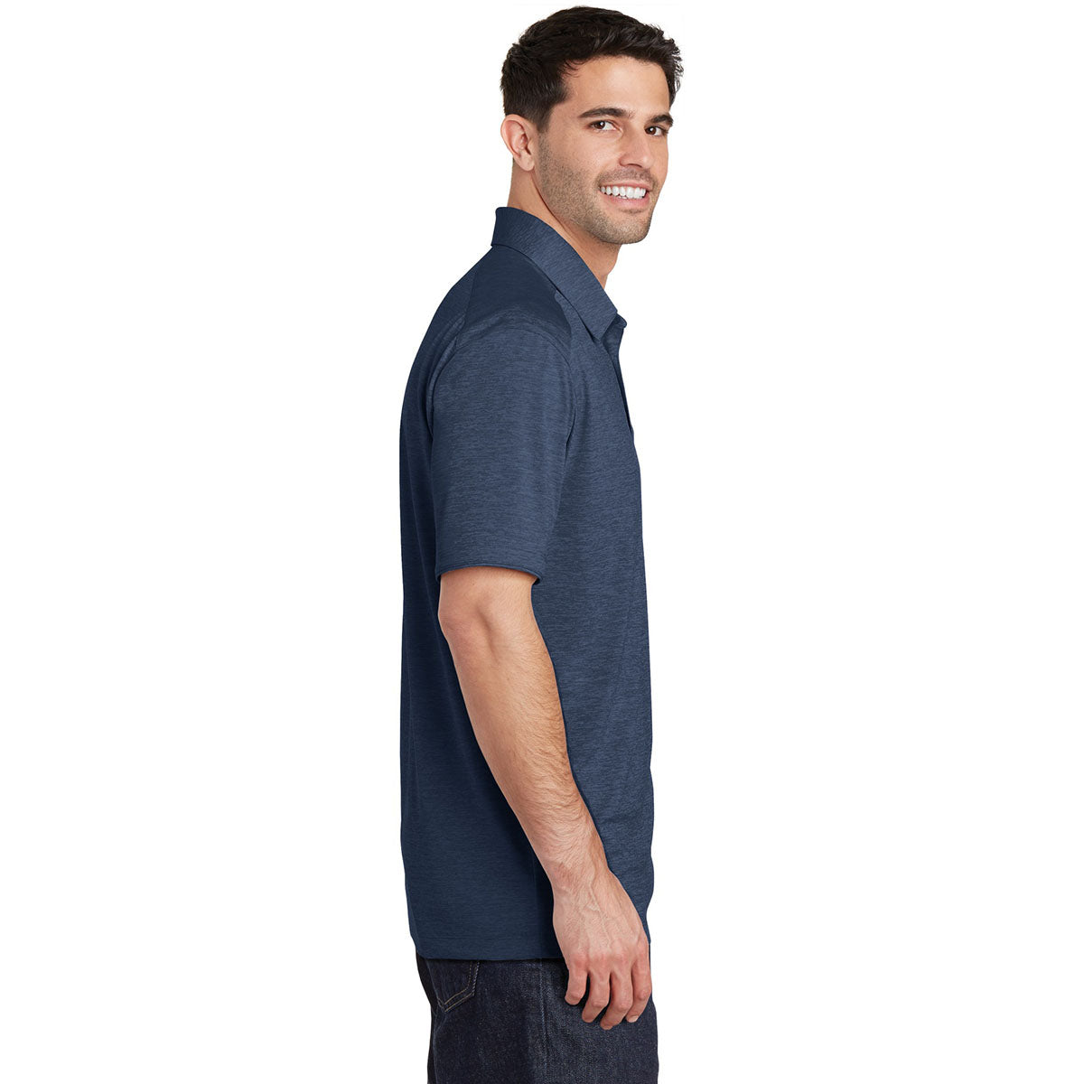 Dark Grey Polo Shirts - Port Authority - Stylish Comfort