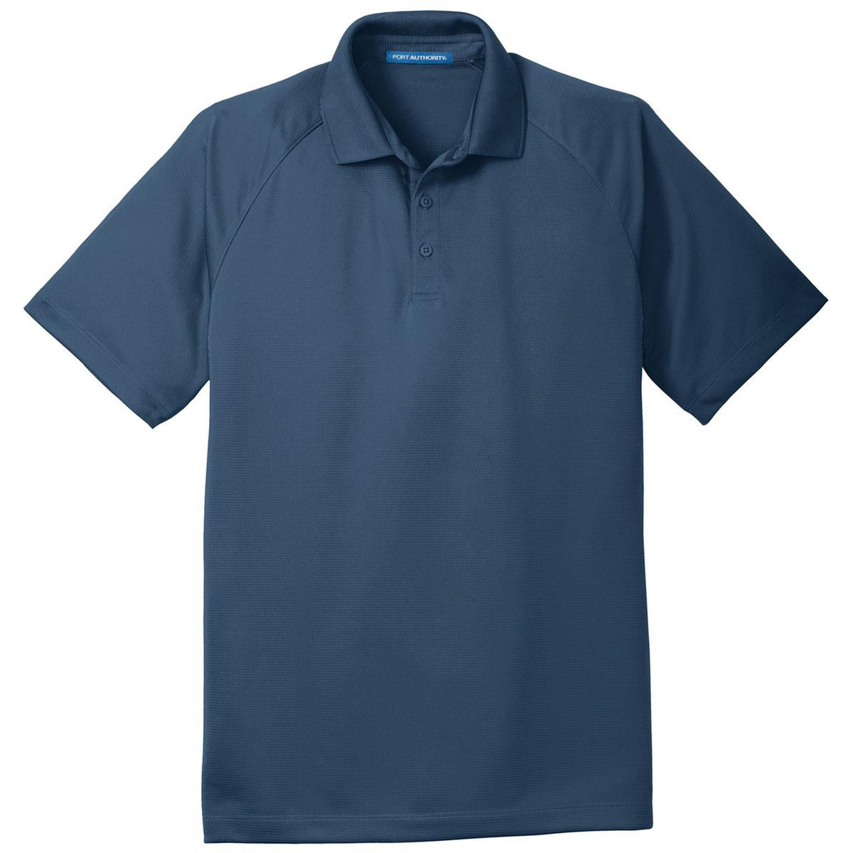 Azure Blue Polo Shirt - Port Authority - Moisture Wicking