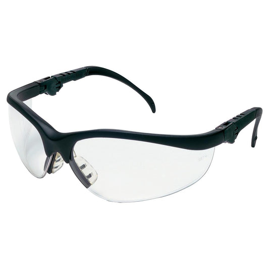 Clear Lens Glasses - MCR Safety - Stylish Black Frame