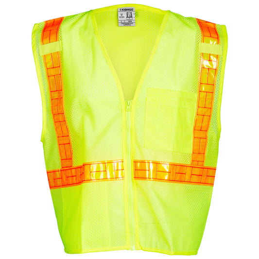 Yellow/Lime Safety Vest - Kishigo - Ultra-Cool Mesh