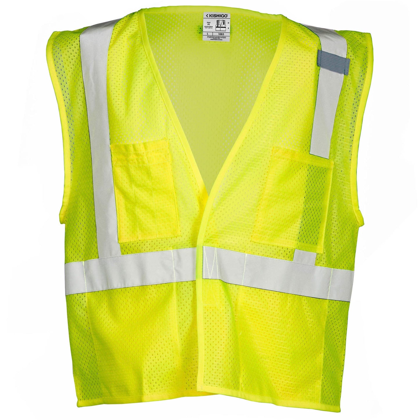 Yellow/Lime Safety Vests - Kishigo - Reflective Design