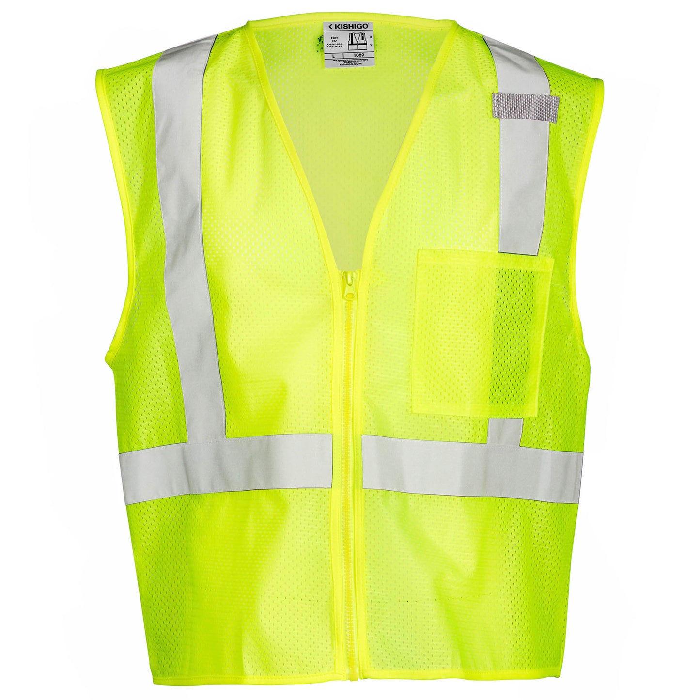 Yellow/Lime Safety Vests - Kishigo - Reflective Design
