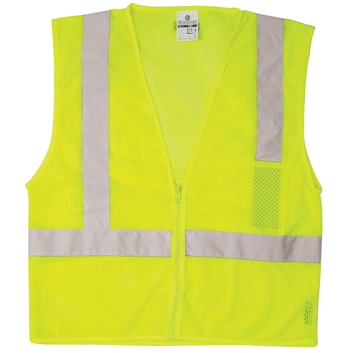Yellow/Lime Safety Vests - Kishigo - Reflective Design