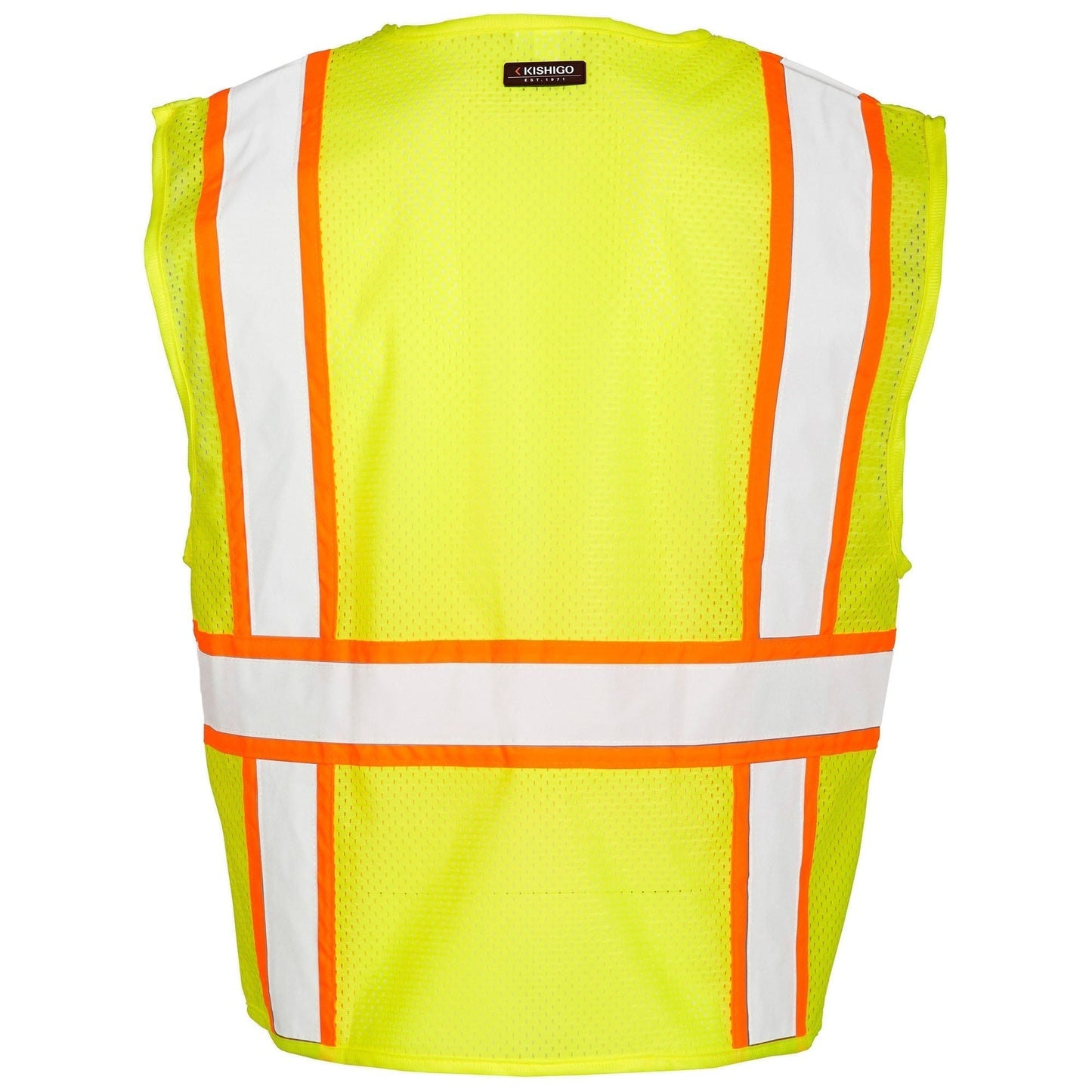 Yellow/Lime Safety Vest - Kishigo - Reflective Material