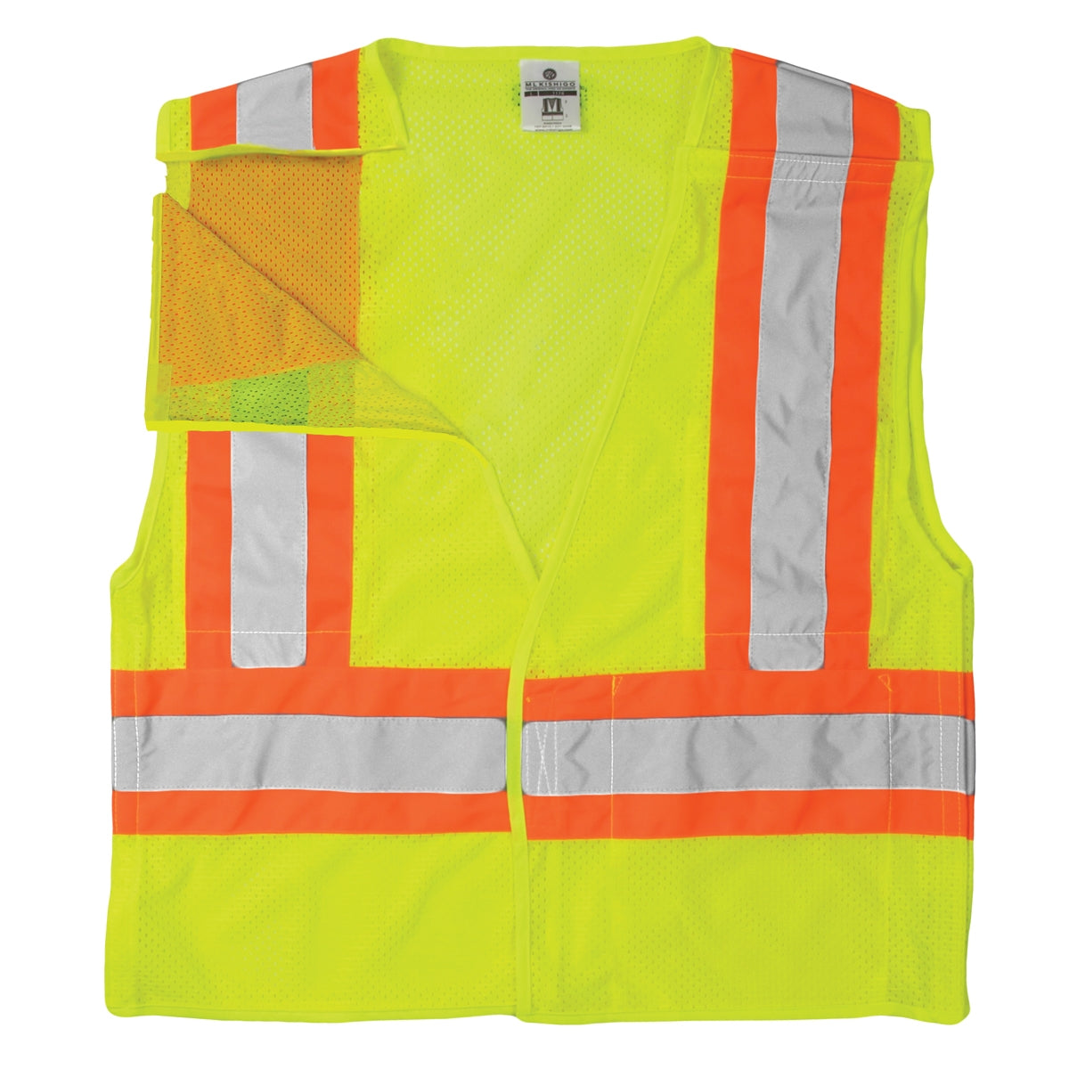 Yellow/Lime Safety Vest - Kishigo - Ultra-Cool Mesh