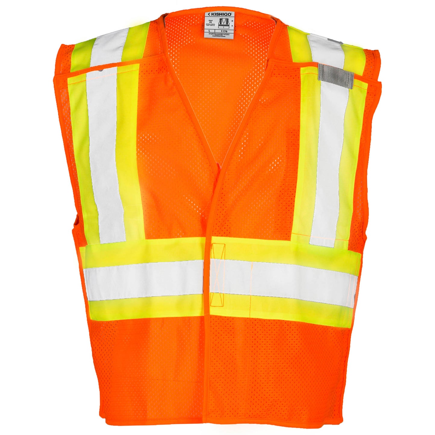 Yellow/Lime Safety Vest - Kishigo - Ultra-Cool Mesh