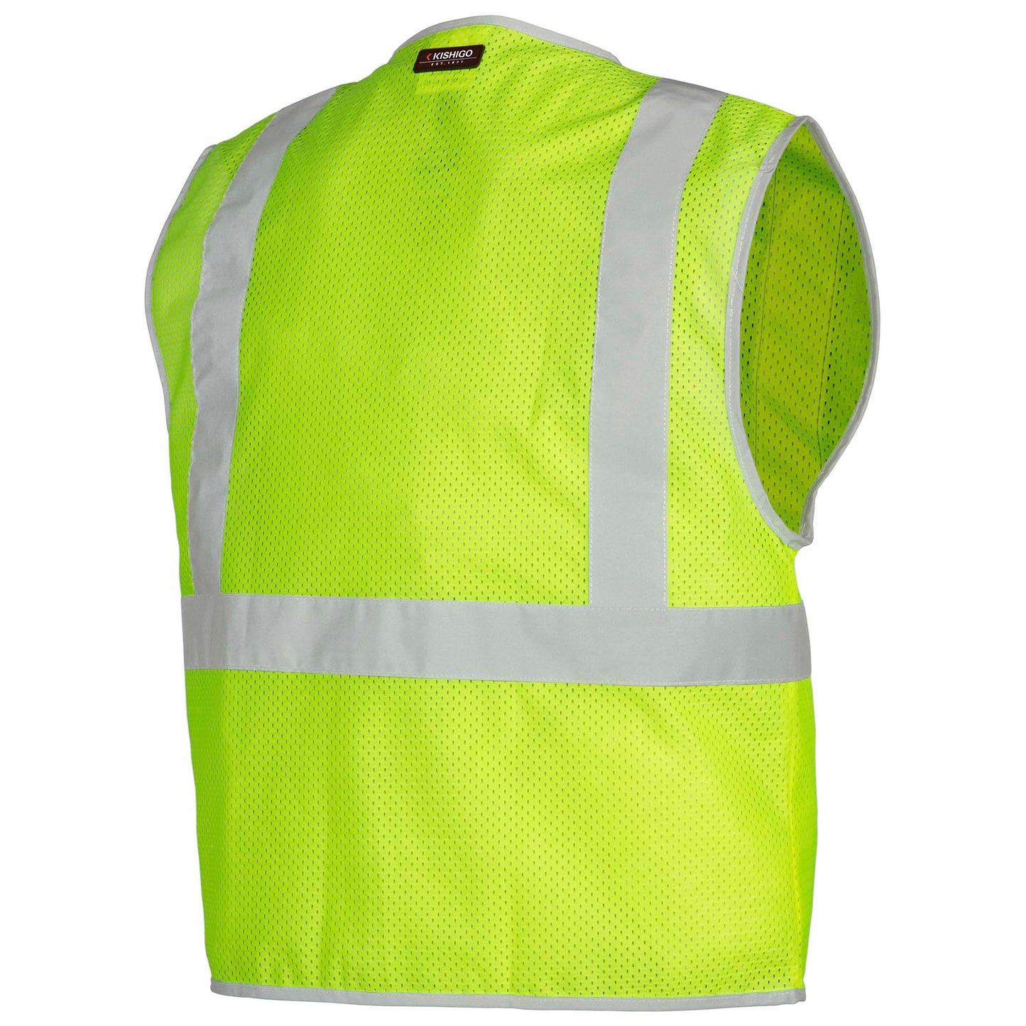 Yellow/Lime Safety Vest - Kishigo - Reflective Material