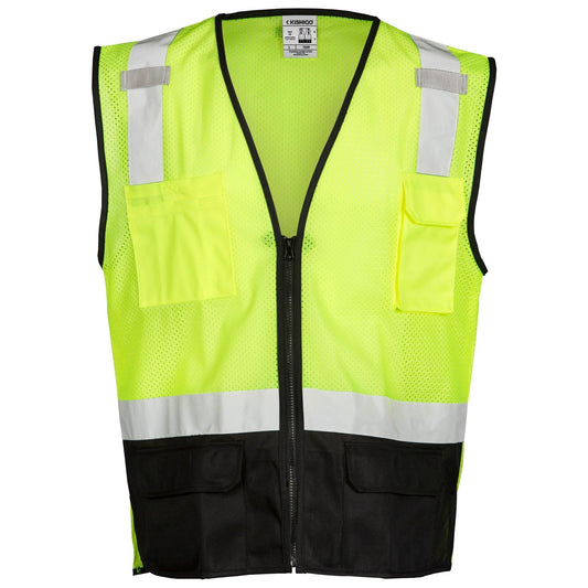 Yellow/Lime Safety Vests - Kishigo - Reflective Mesh
