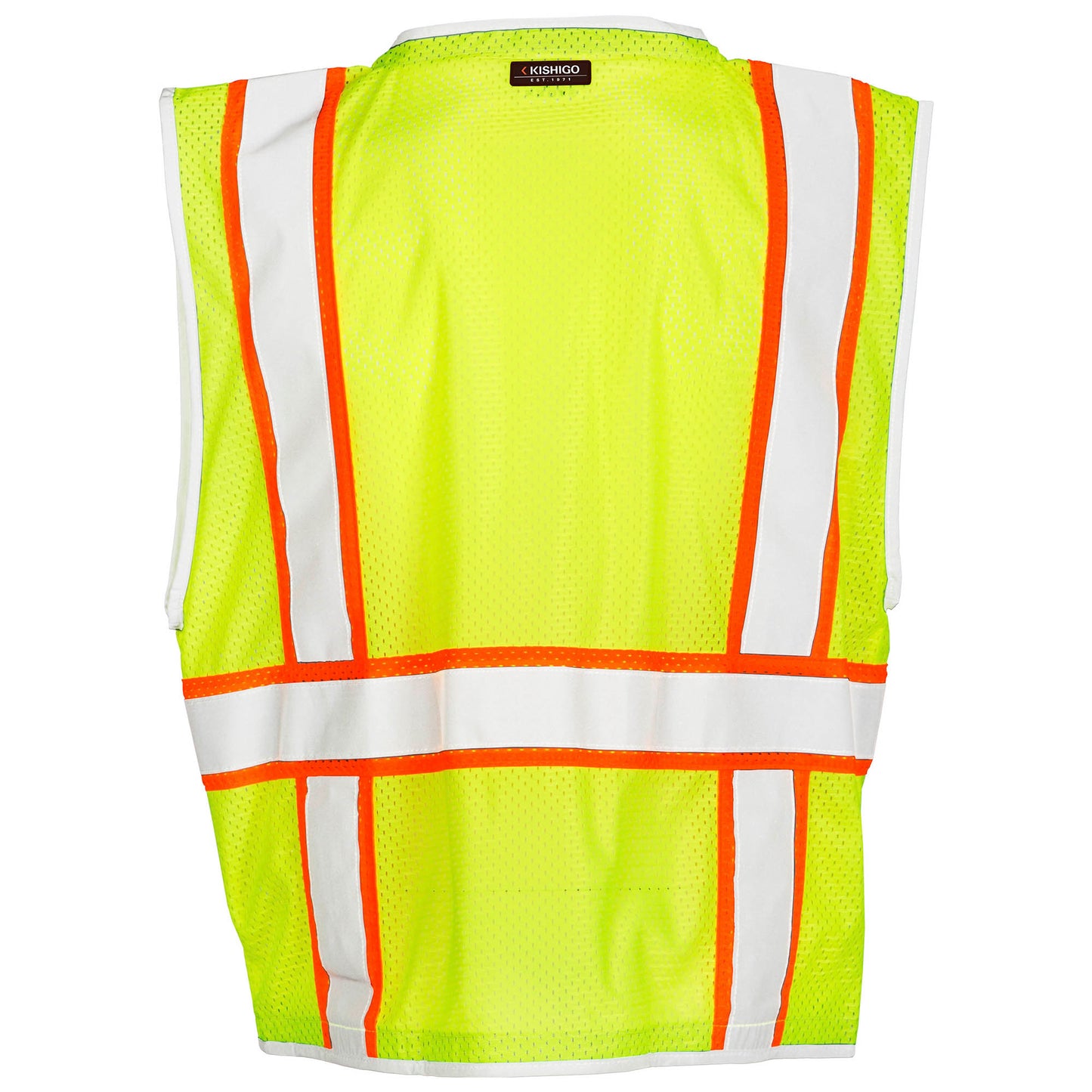 Yellow/Lime Safety Vests - Kishigo - Reflective Design