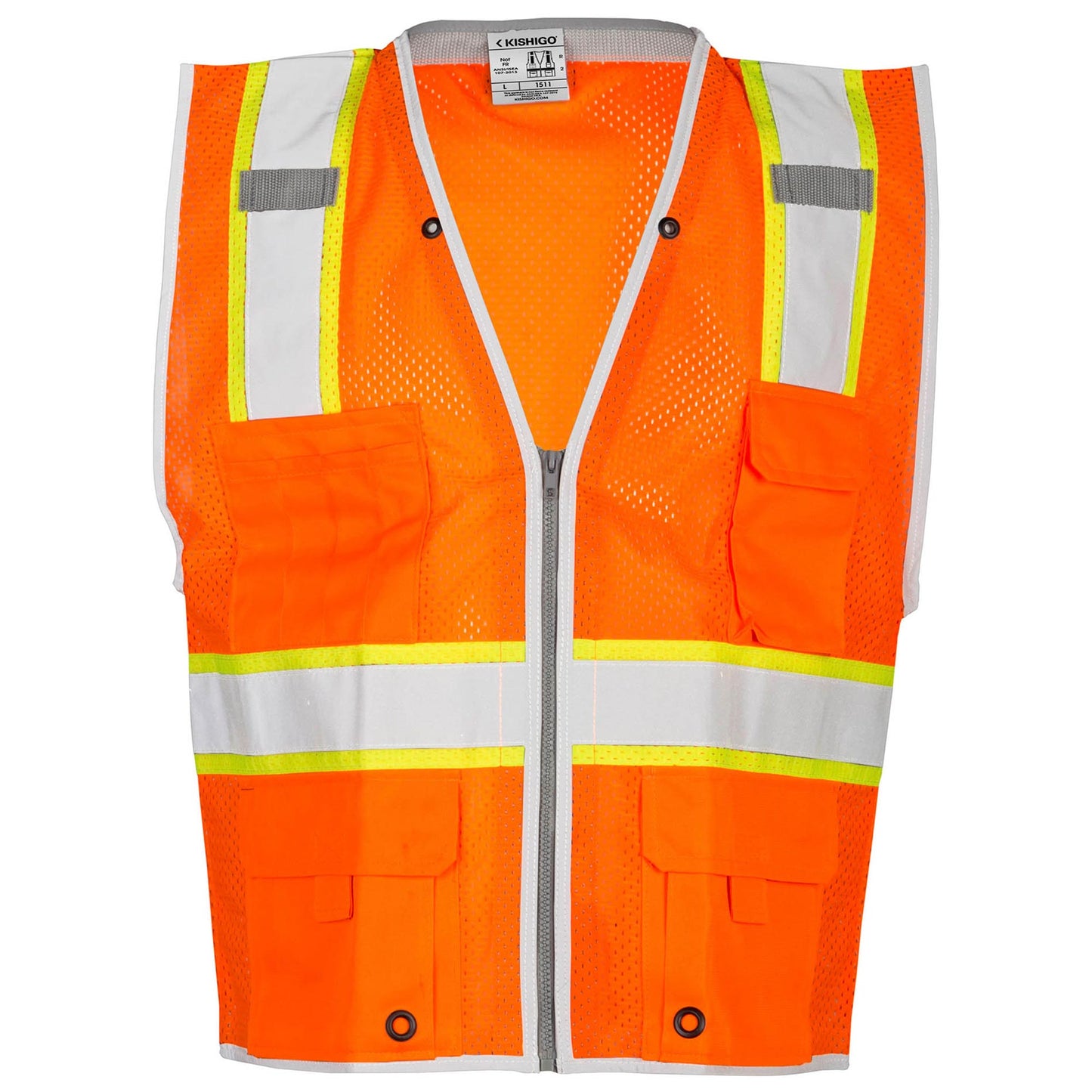 Yellow/Lime Safety Vests - Kishigo - Reflective Design
